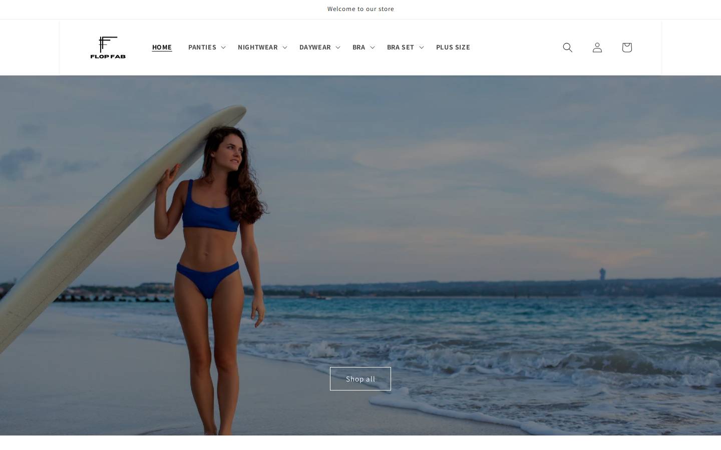 flopfab.com homepage screenshot