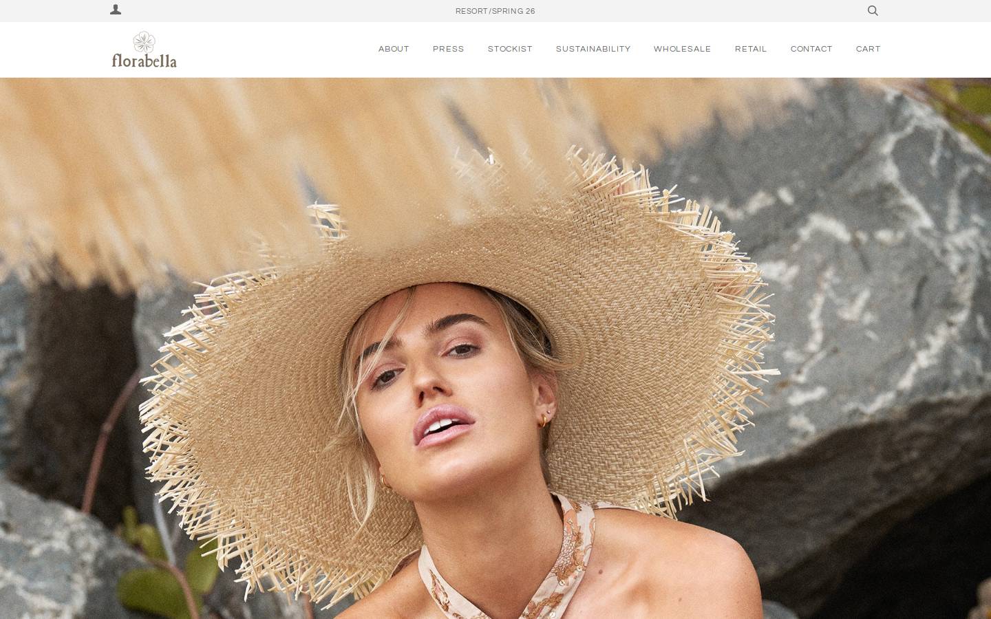 flora-bella.com homepage screenshot