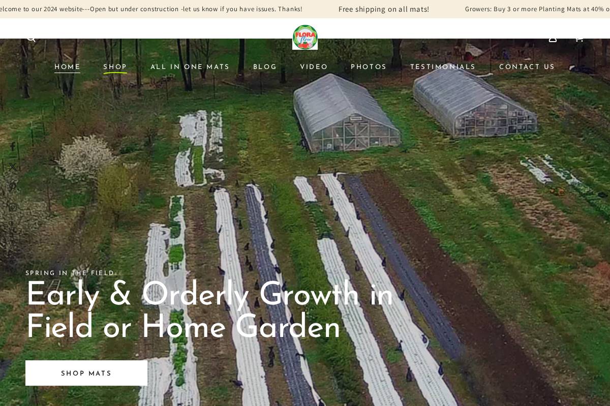 flora-flow.com homepage screenshot