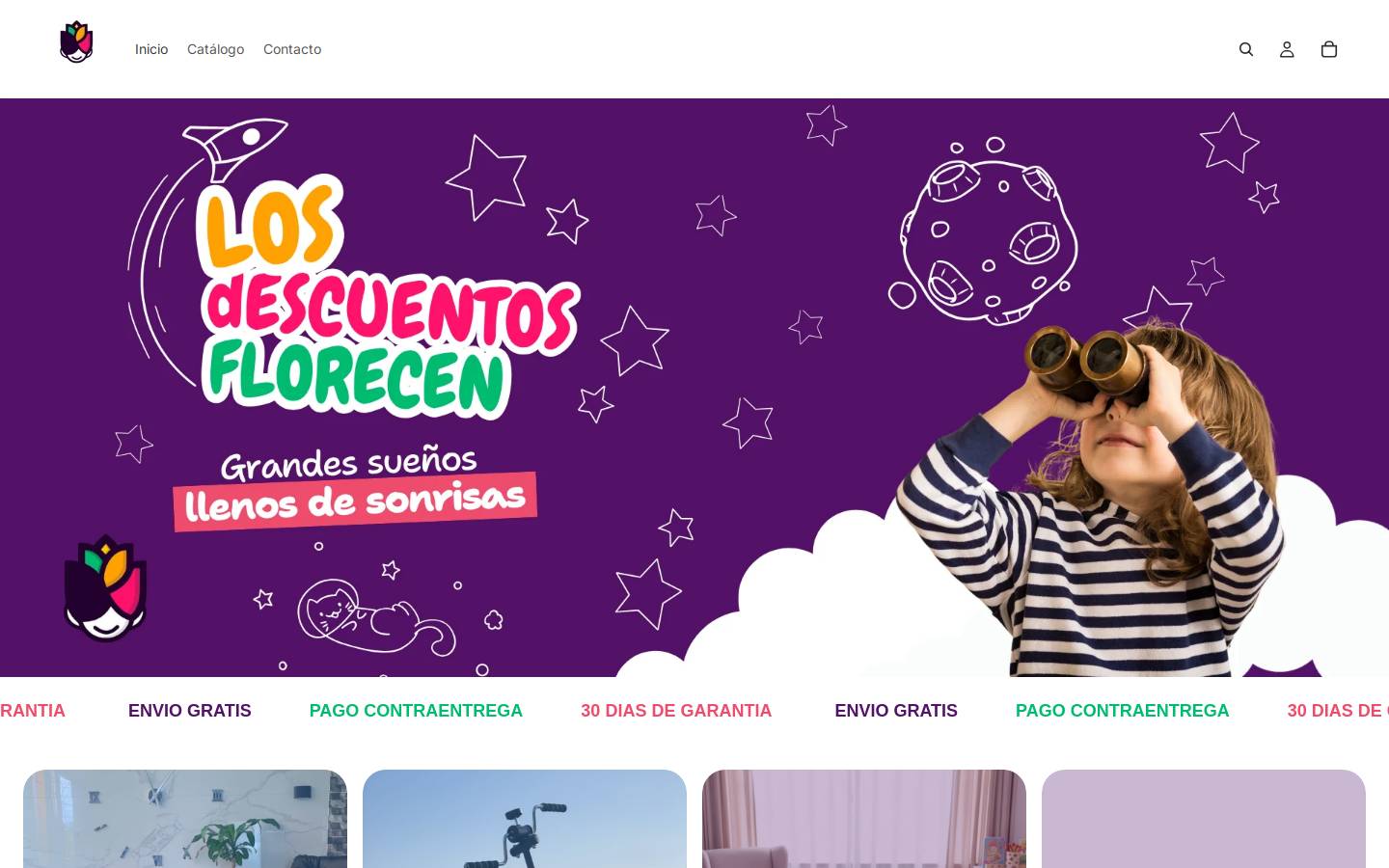 flora-tienda.com homepage screenshot