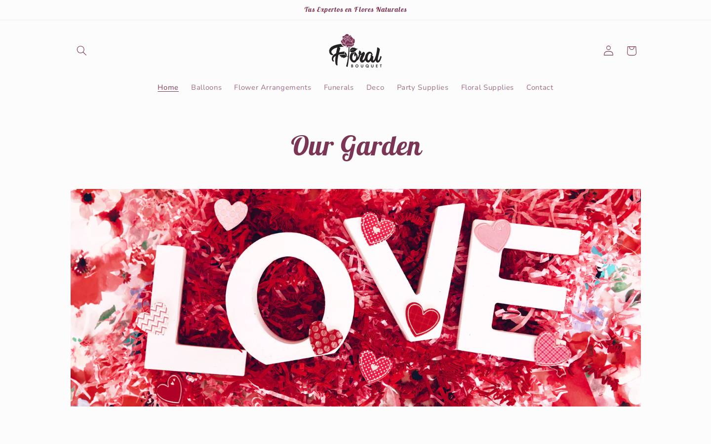 floralcaribbean.com homepage screenshot