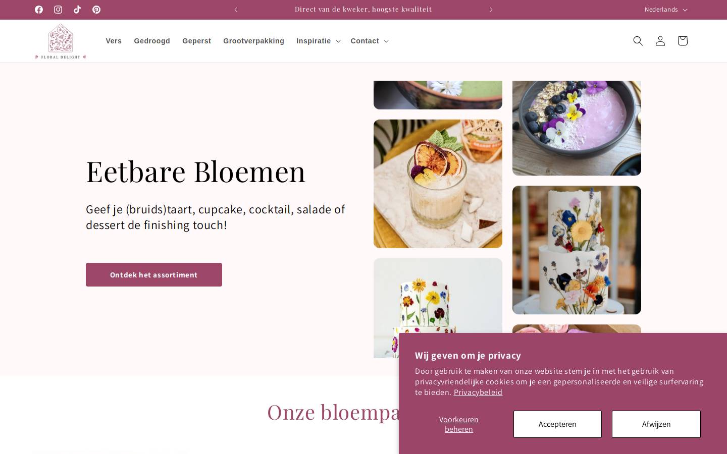 floraldelight.de homepage screenshot
