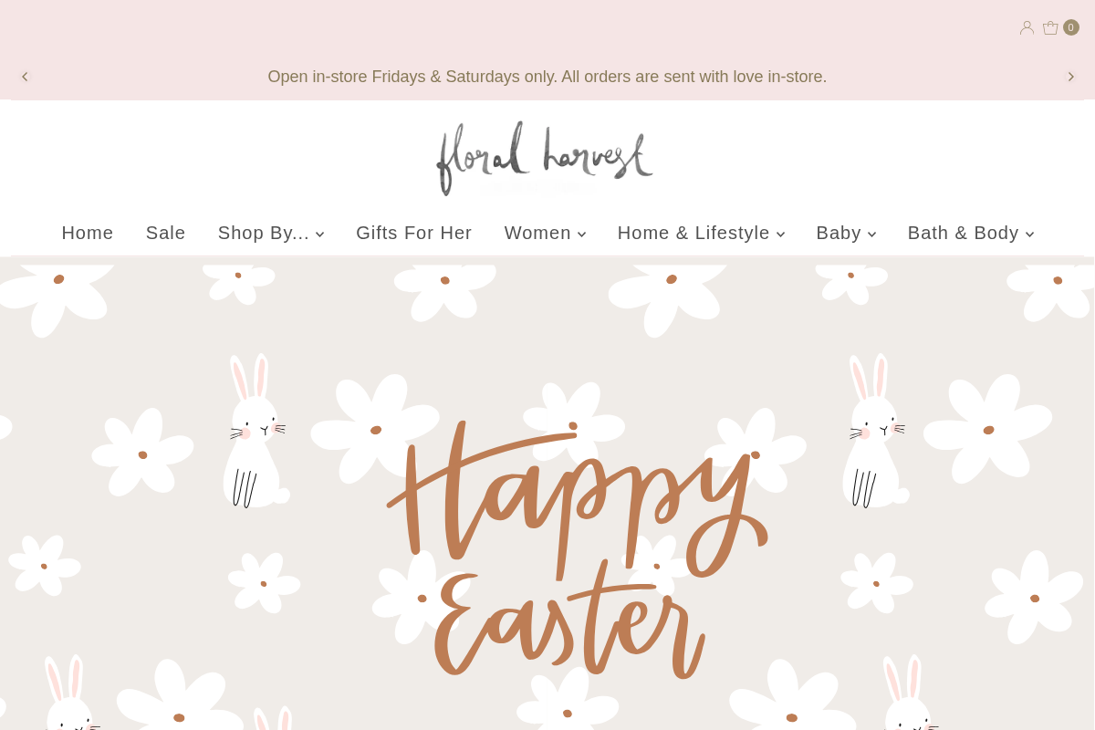 floralharvest.com.au homepage screenshot