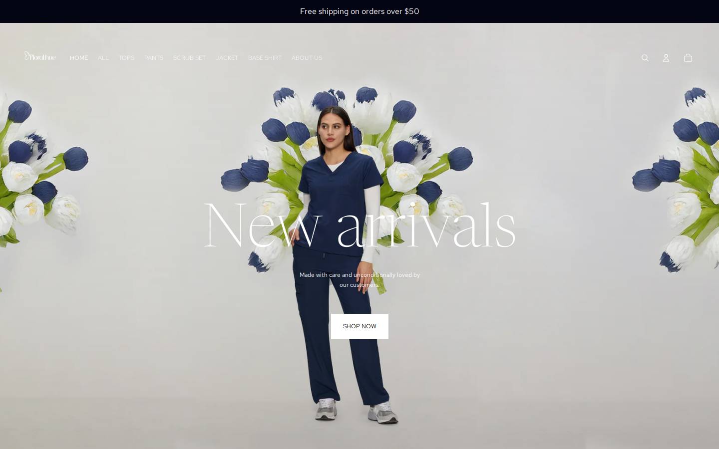 floralhue.com homepage screenshot