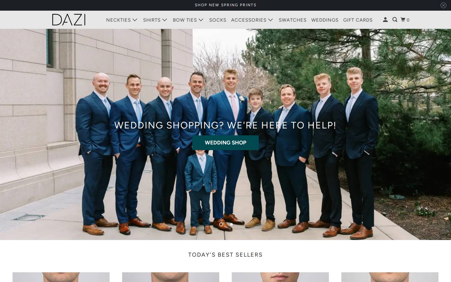 floralneckties.com homepage screenshot