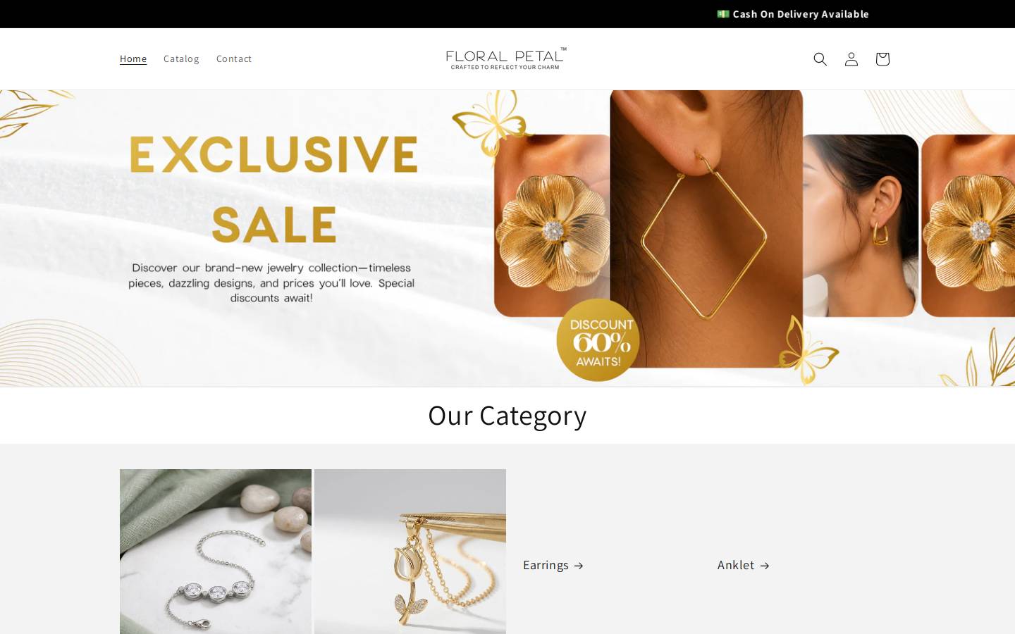floralpetal.in homepage screenshot