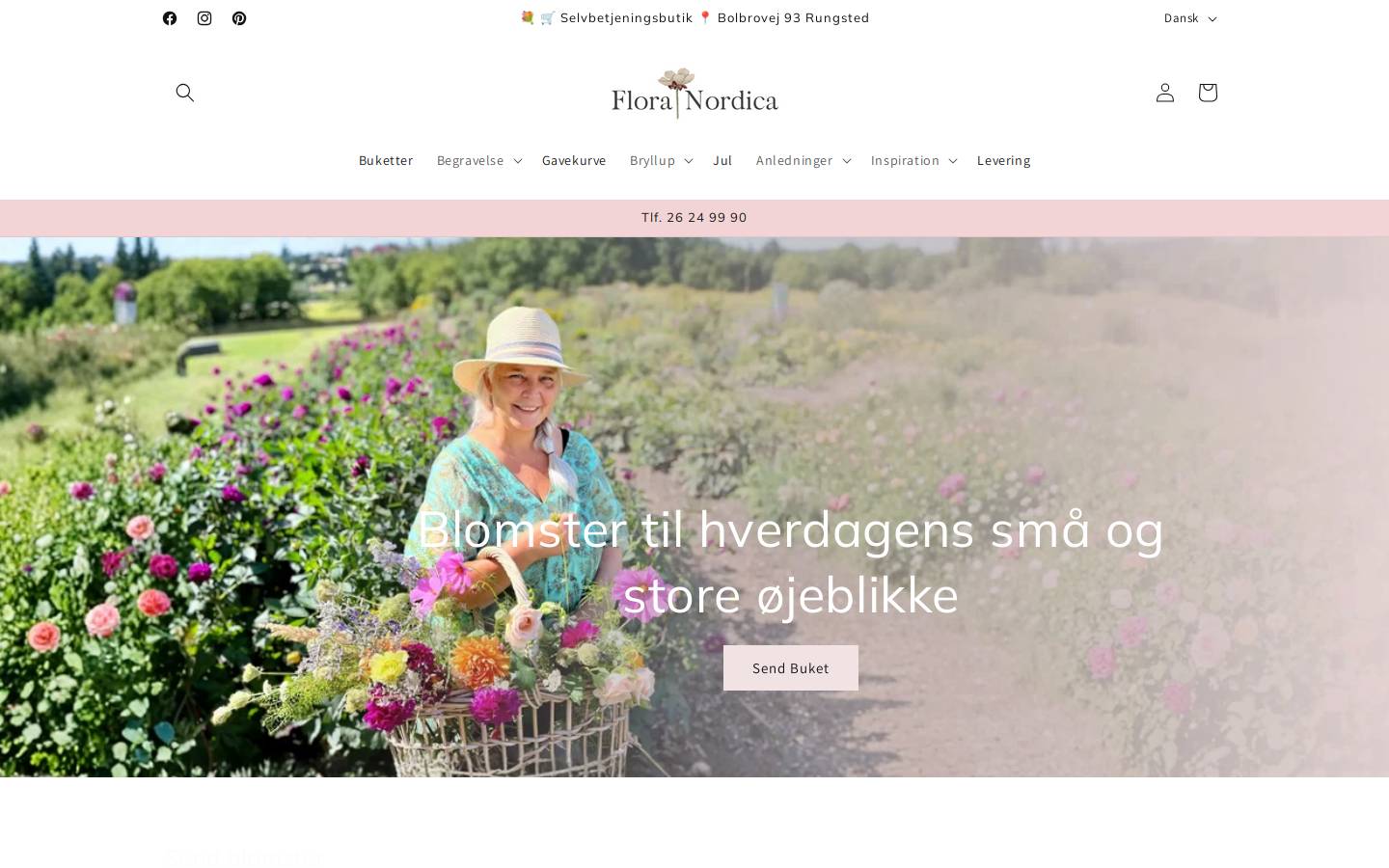 floranordica.dk homepage screenshot