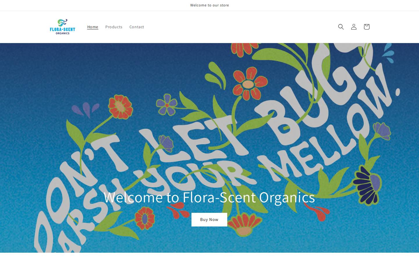 florascentorganics.com homepage screenshot