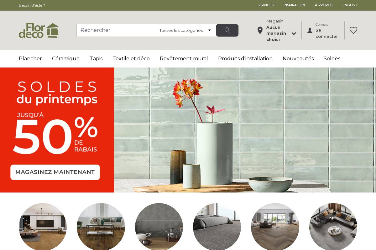 flordeco.ca homepage screenshot