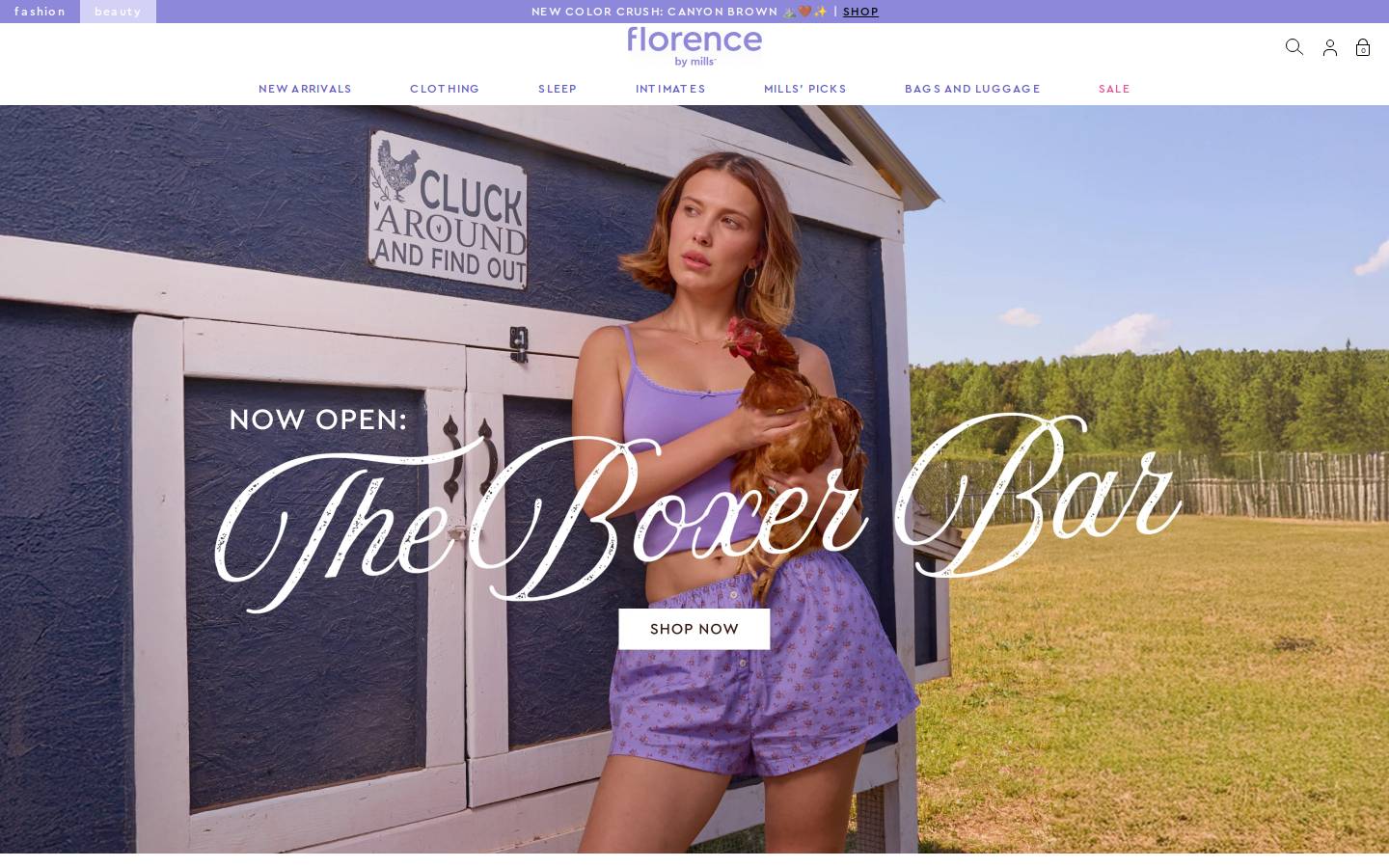 Florencebymillsfashion homepage screenshot