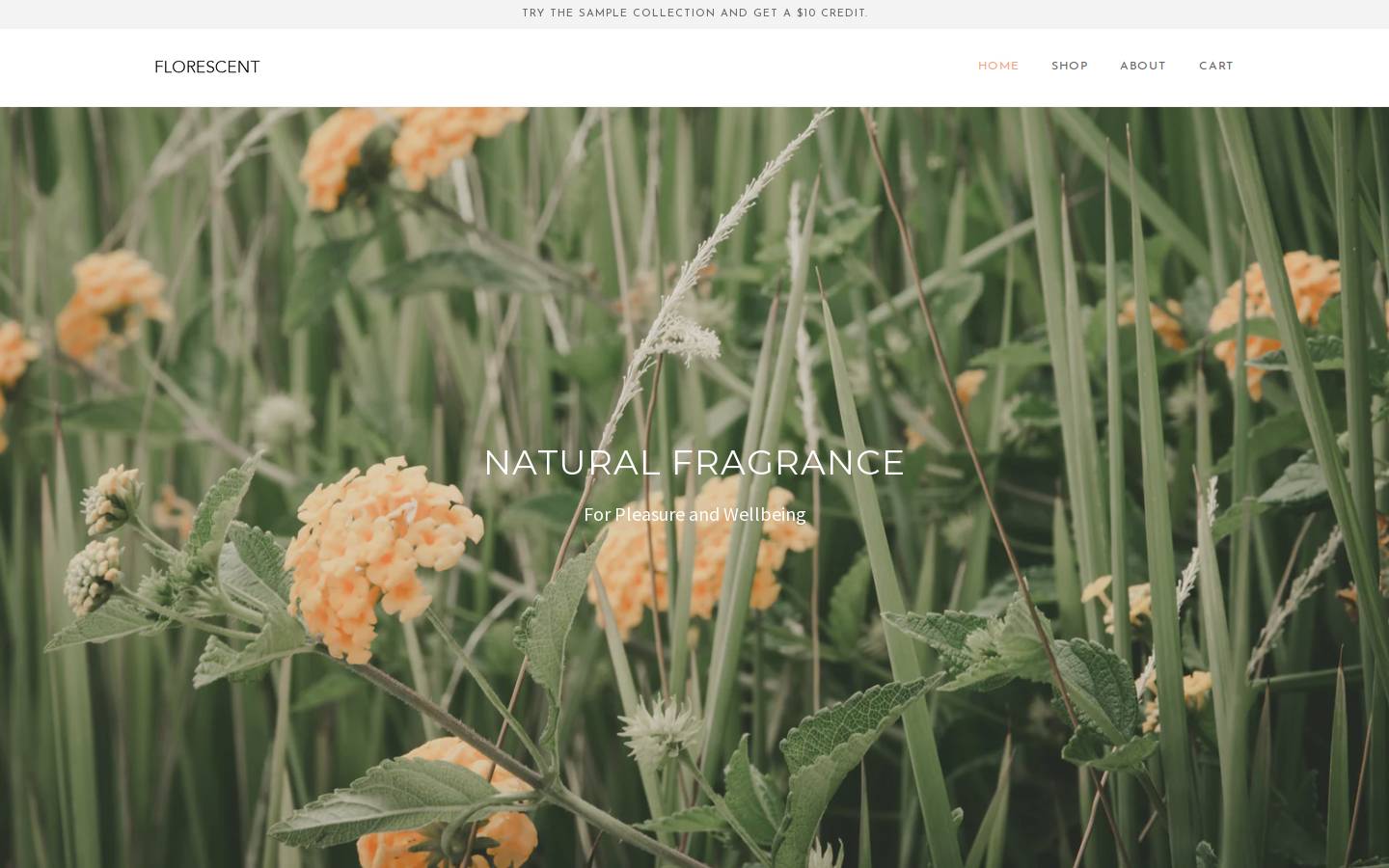 florescent.co homepage screenshot