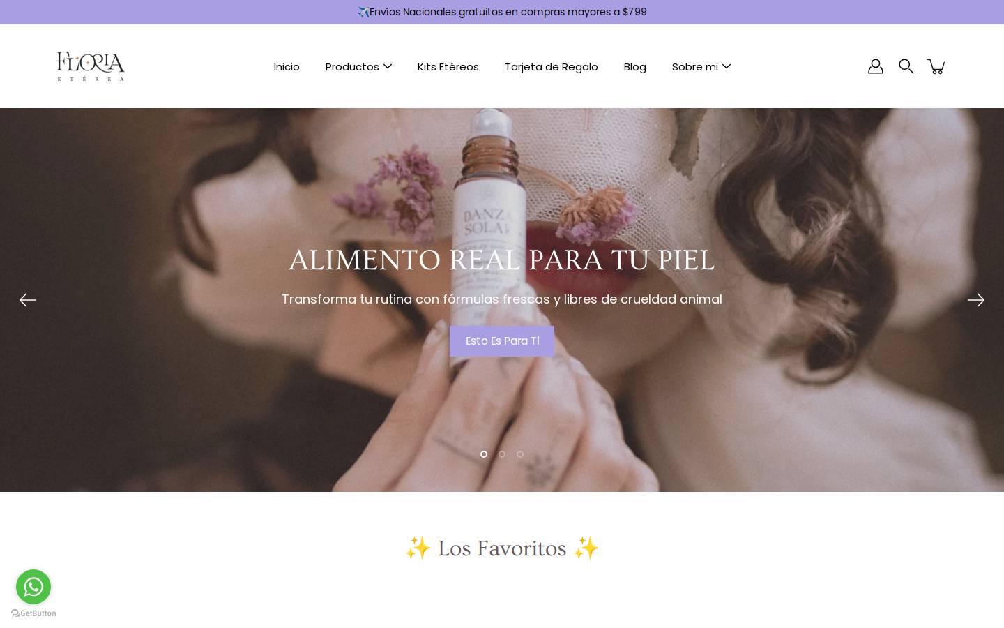 floriaqro.mx homepage screenshot