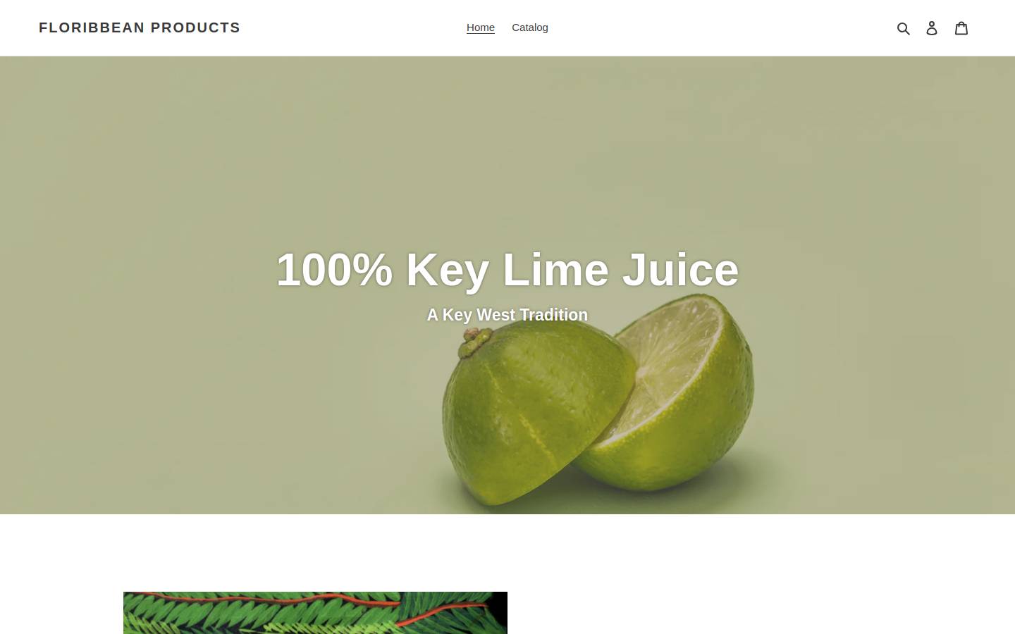 floribbeanproducts.com homepage screenshot