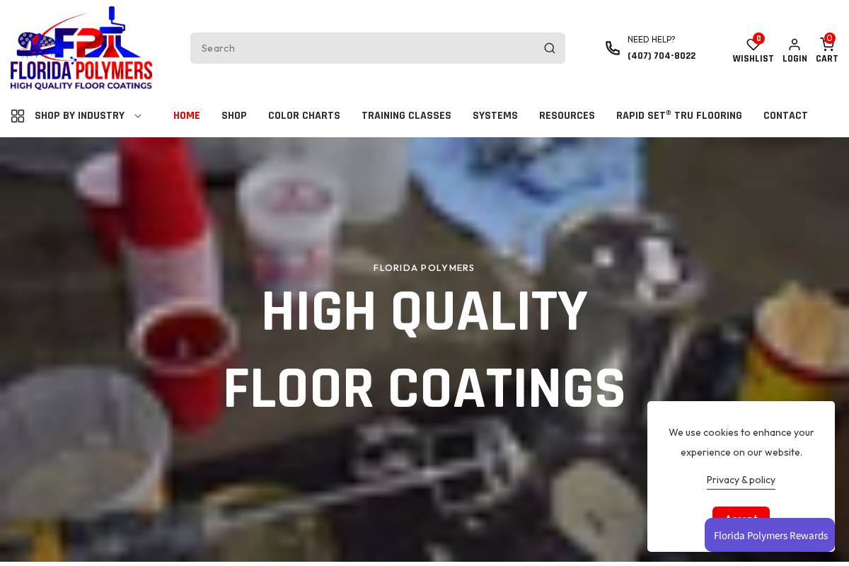 floridapolymer.com homepage screenshot