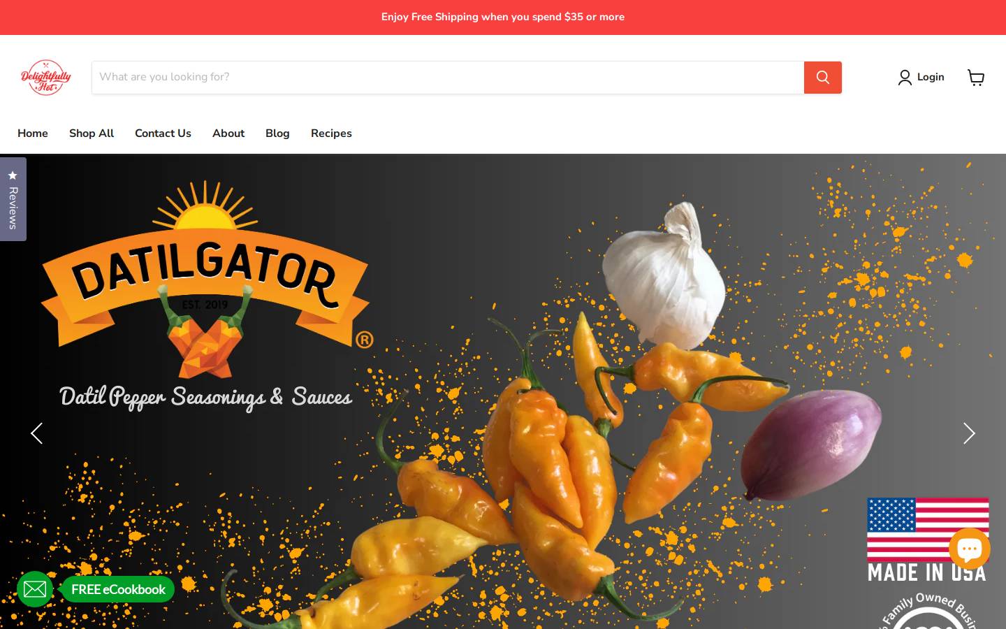 floridaseasoning.com homepage screenshot