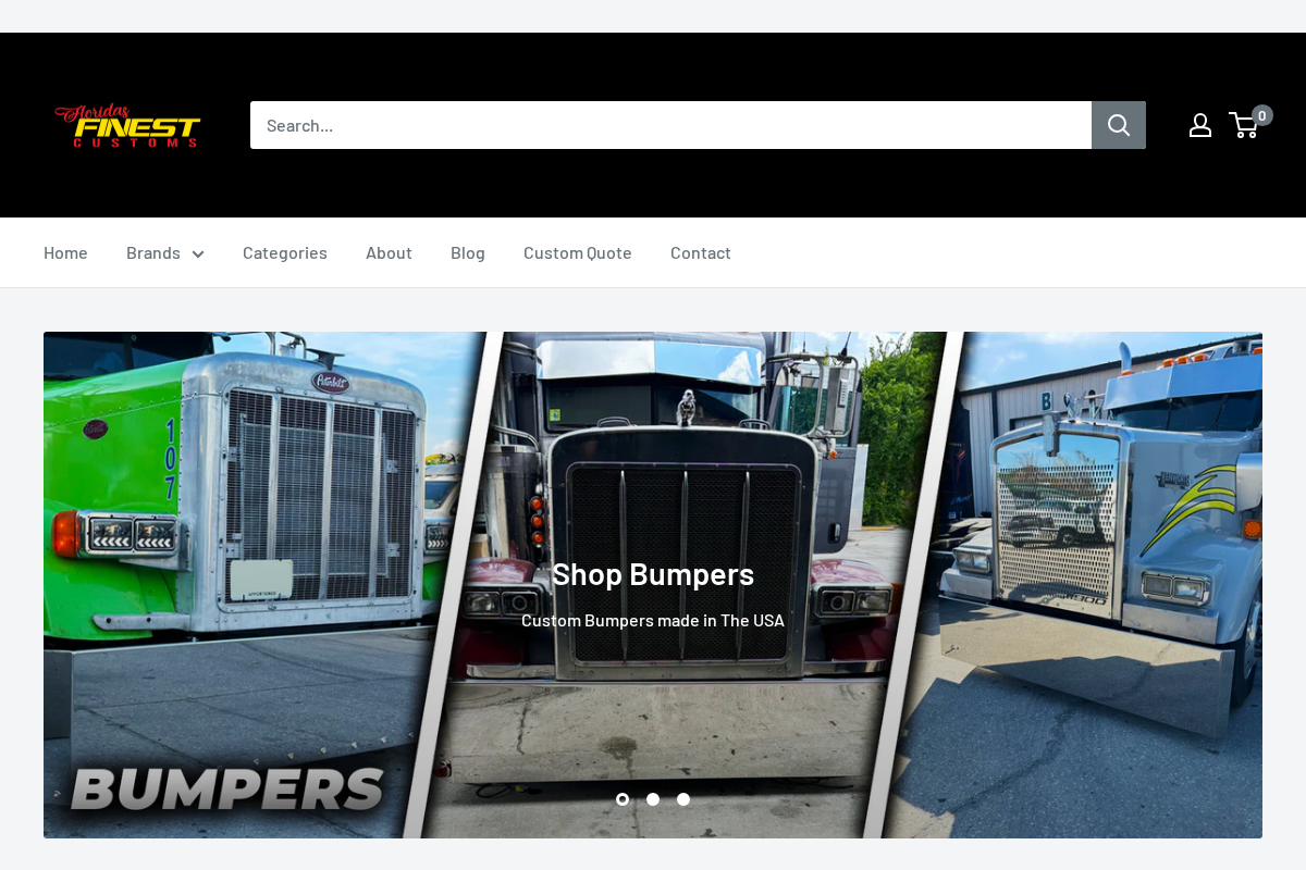 Floridasfinestcustom homepage screenshot
