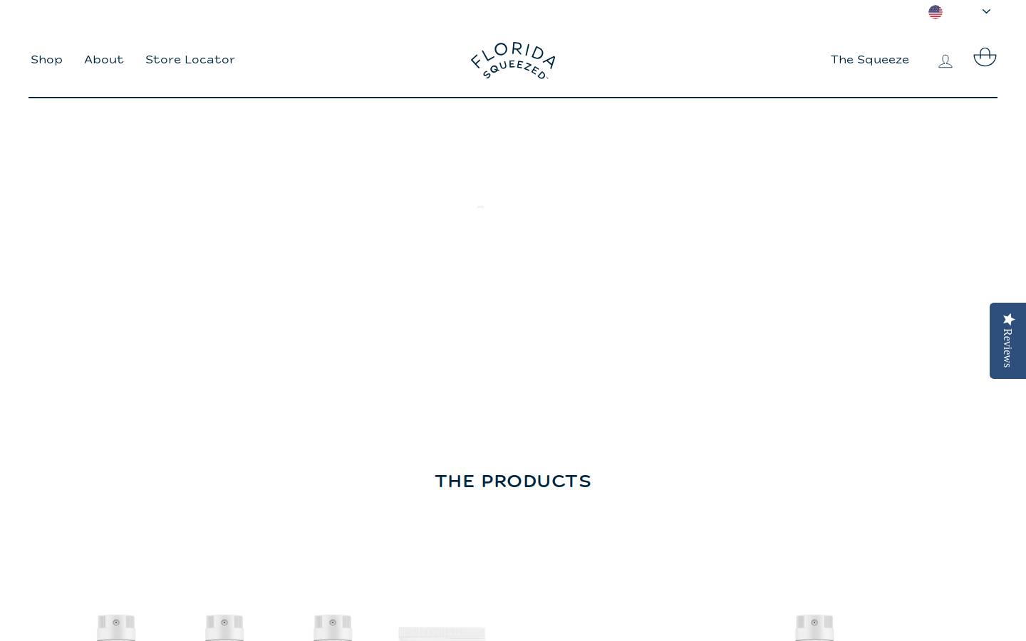 floridasqueezed.com homepage screenshot
