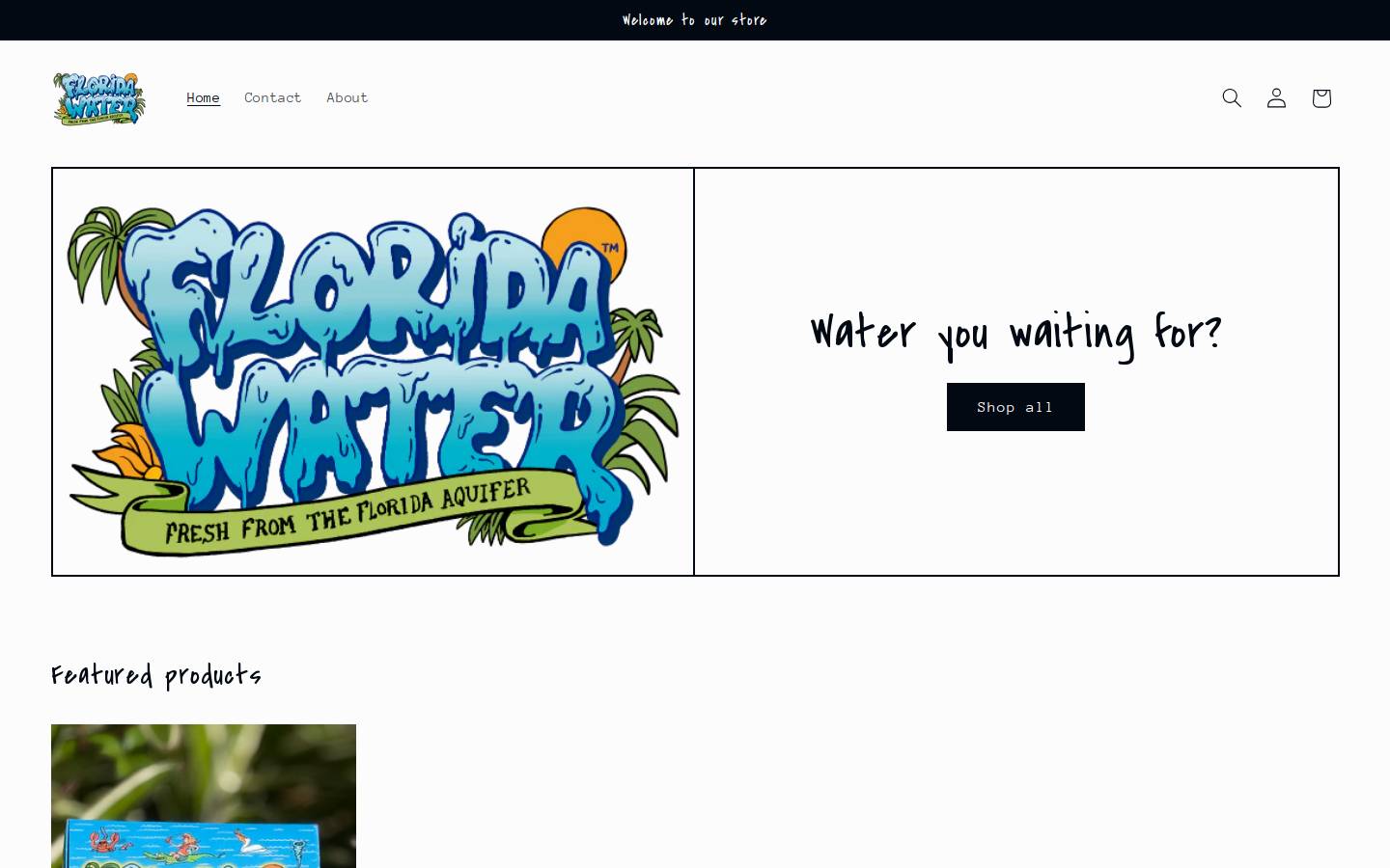 floridawater.us homepage screenshot