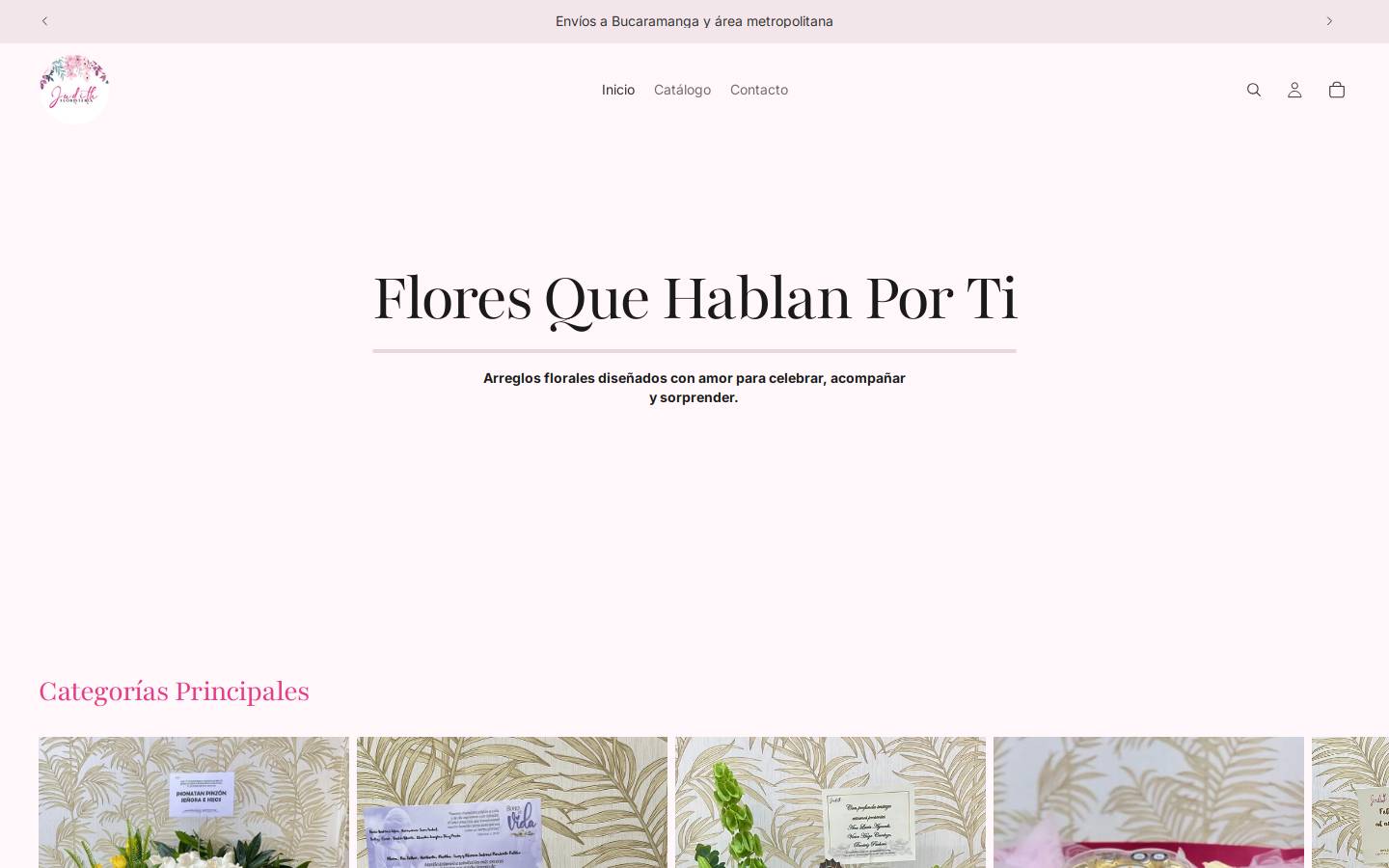 floristeriajudith.com homepage screenshot