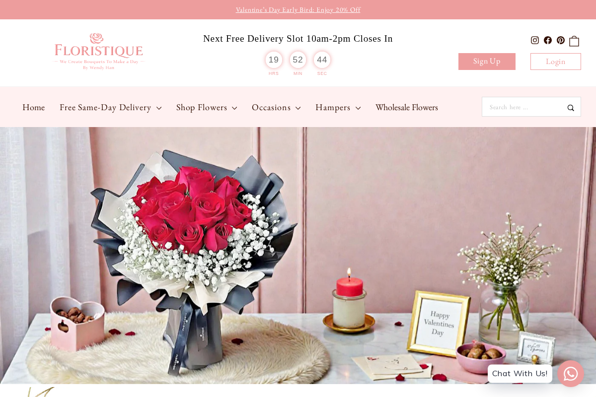 floristique.sg homepage screenshot