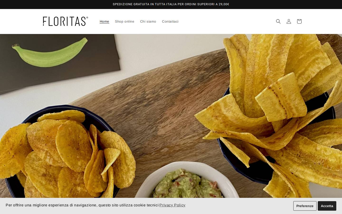 floritas.it homepage screenshot