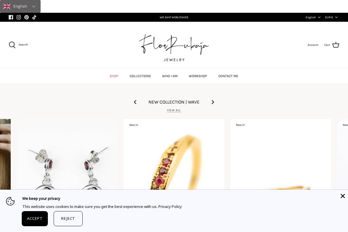 florrubajajw.com homepage screenshot