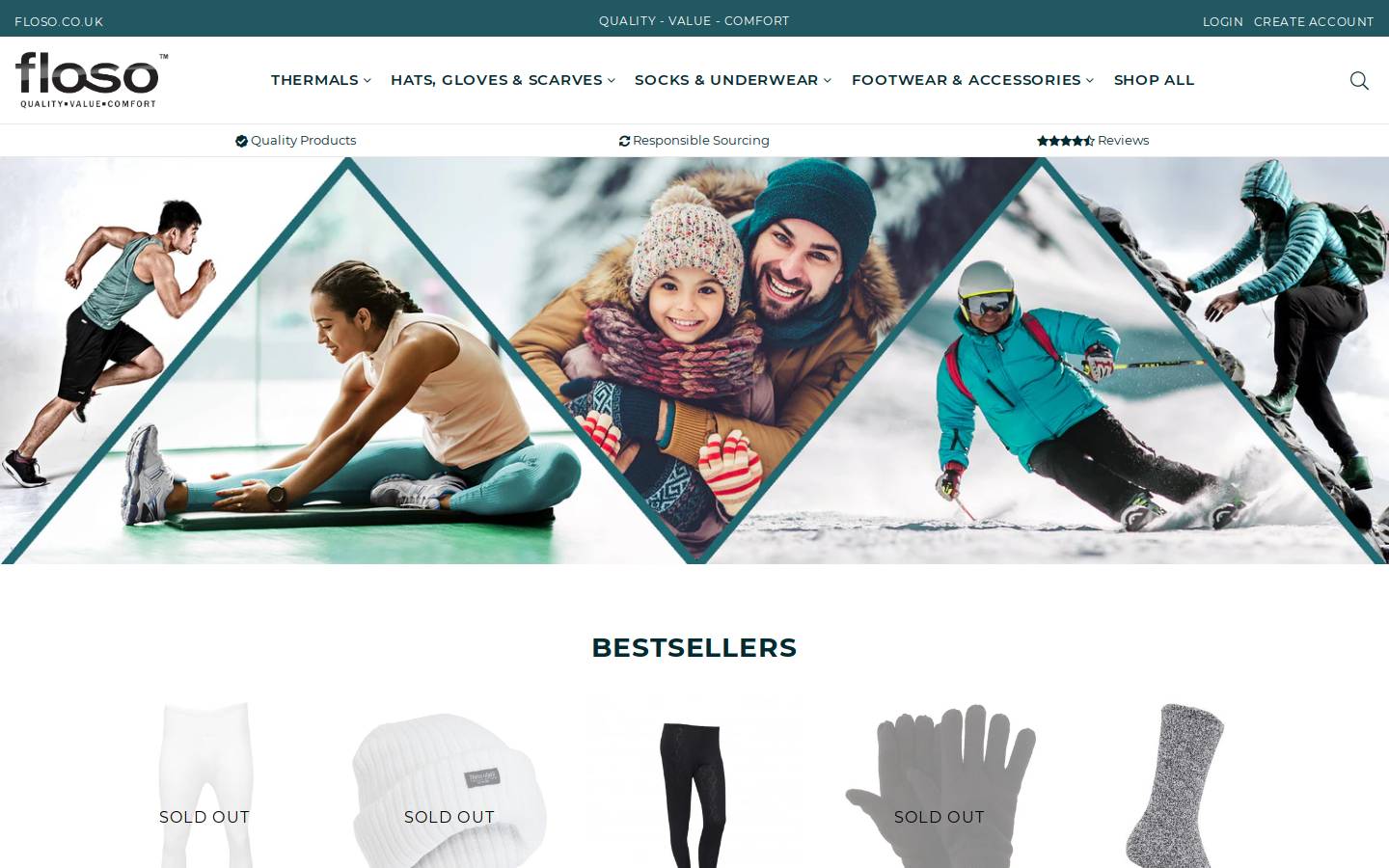 floso.co.uk homepage screenshot