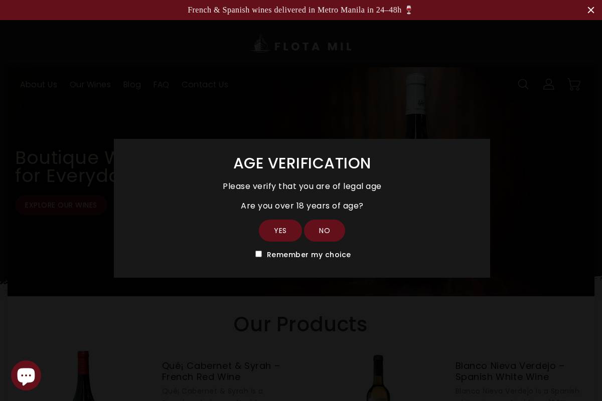 FlotaMil homepage screenshot