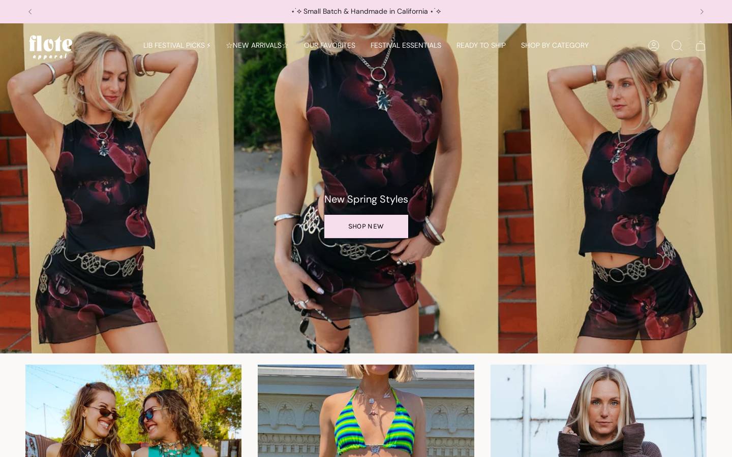 floteapparel.com homepage screenshot