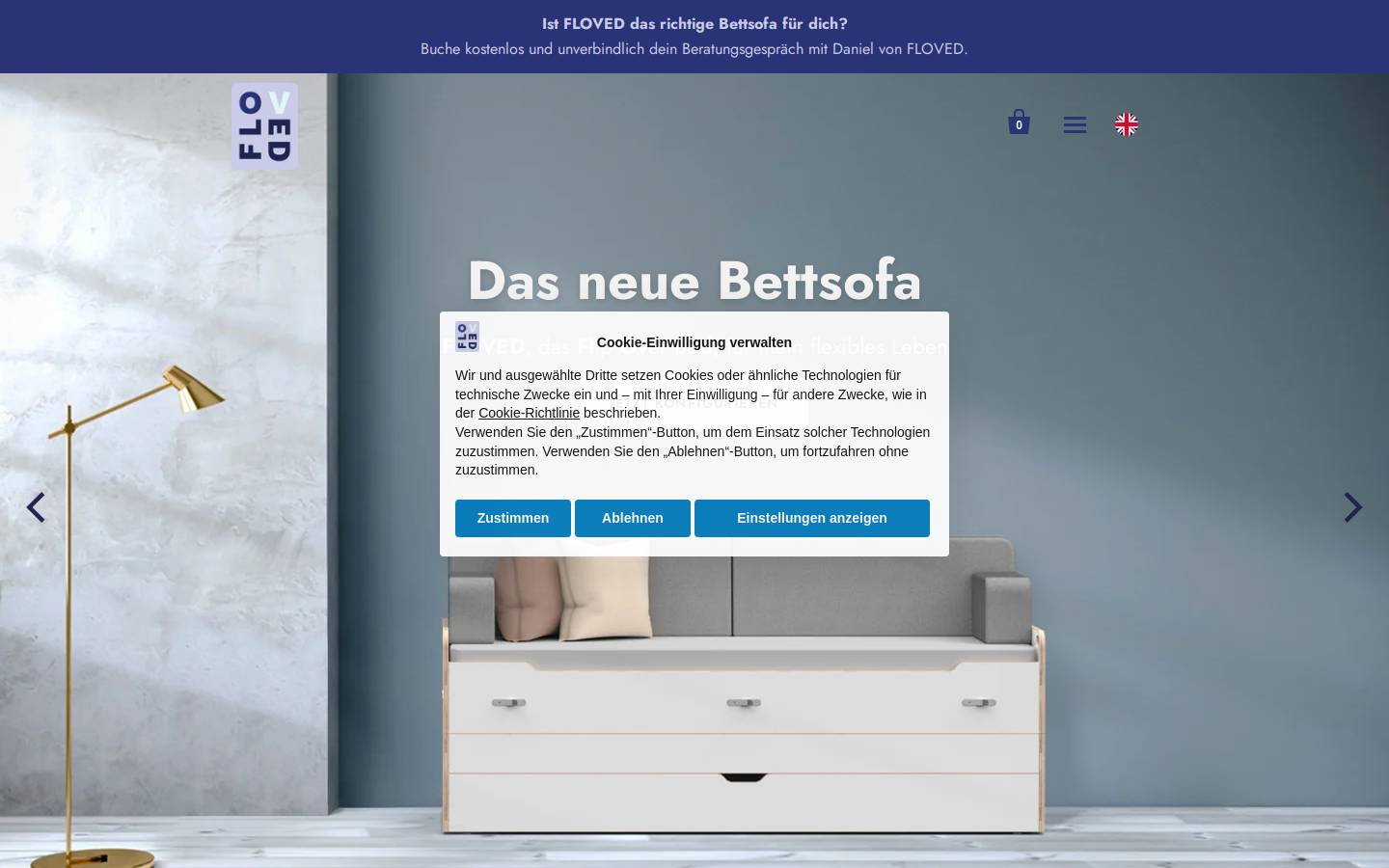 floved.eu homepage screenshot