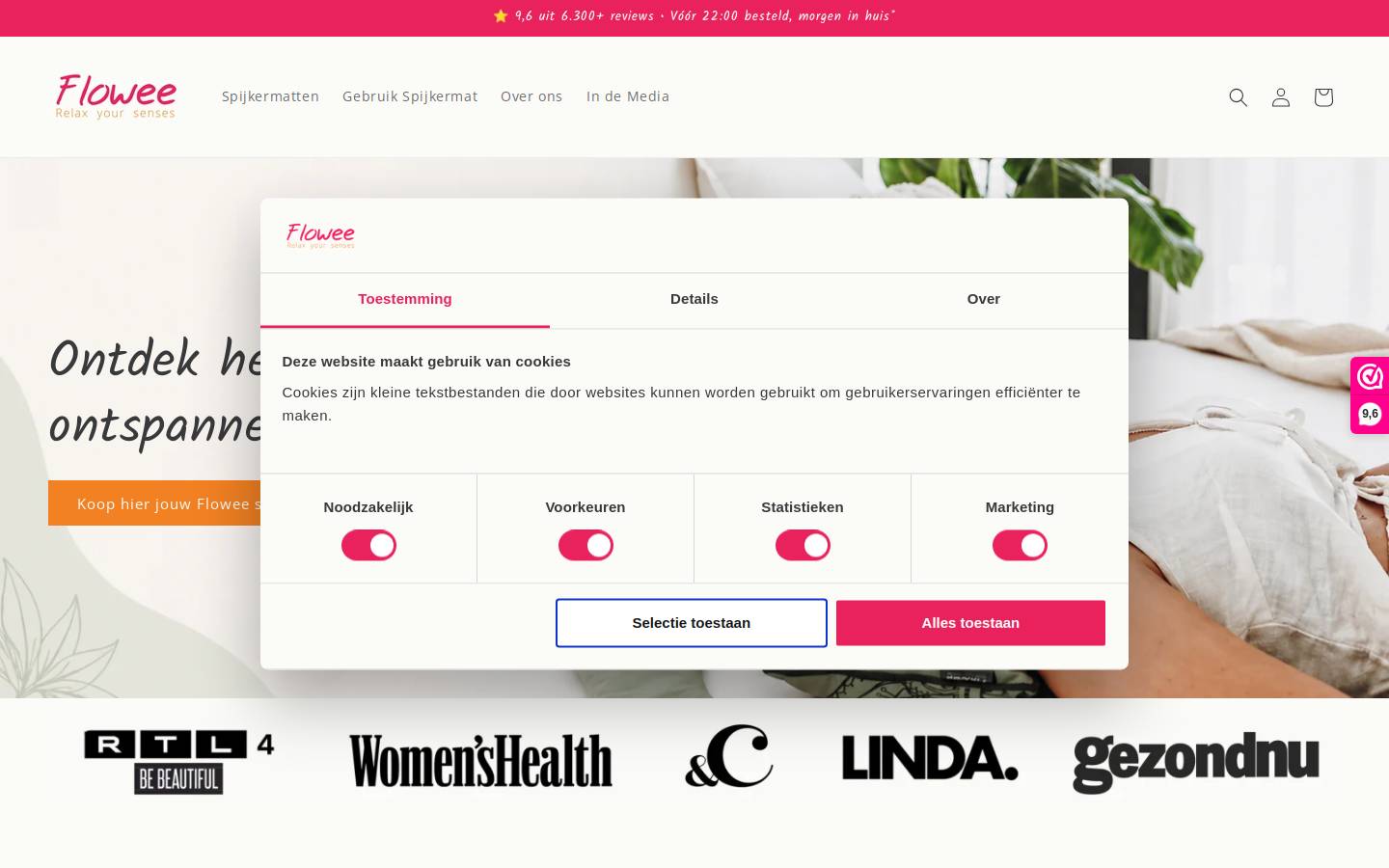 flowee.eu homepage screenshot