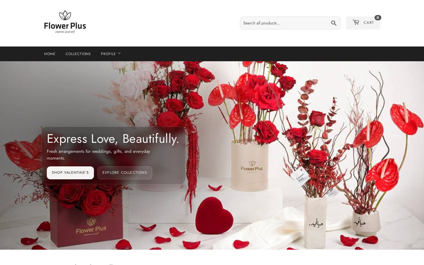 flower-plus.com homepage screenshot