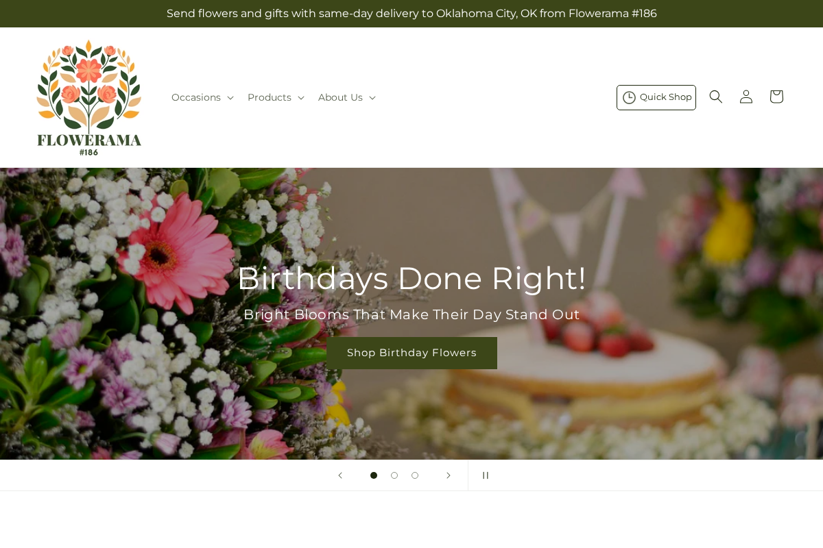 flowerama186.com homepage screenshot