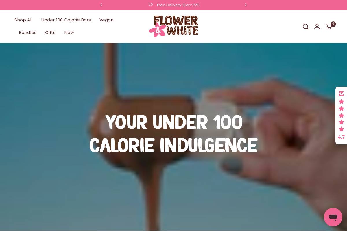 Flower & White homepage screenshot