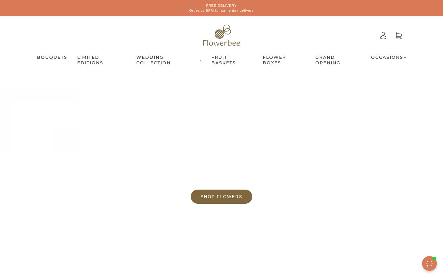 Flowerbee Hk homepage screenshot