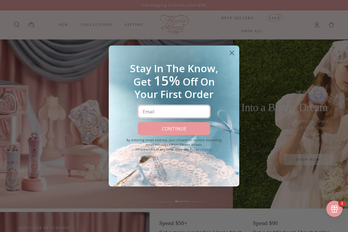 Flowerknows homepage screenshot