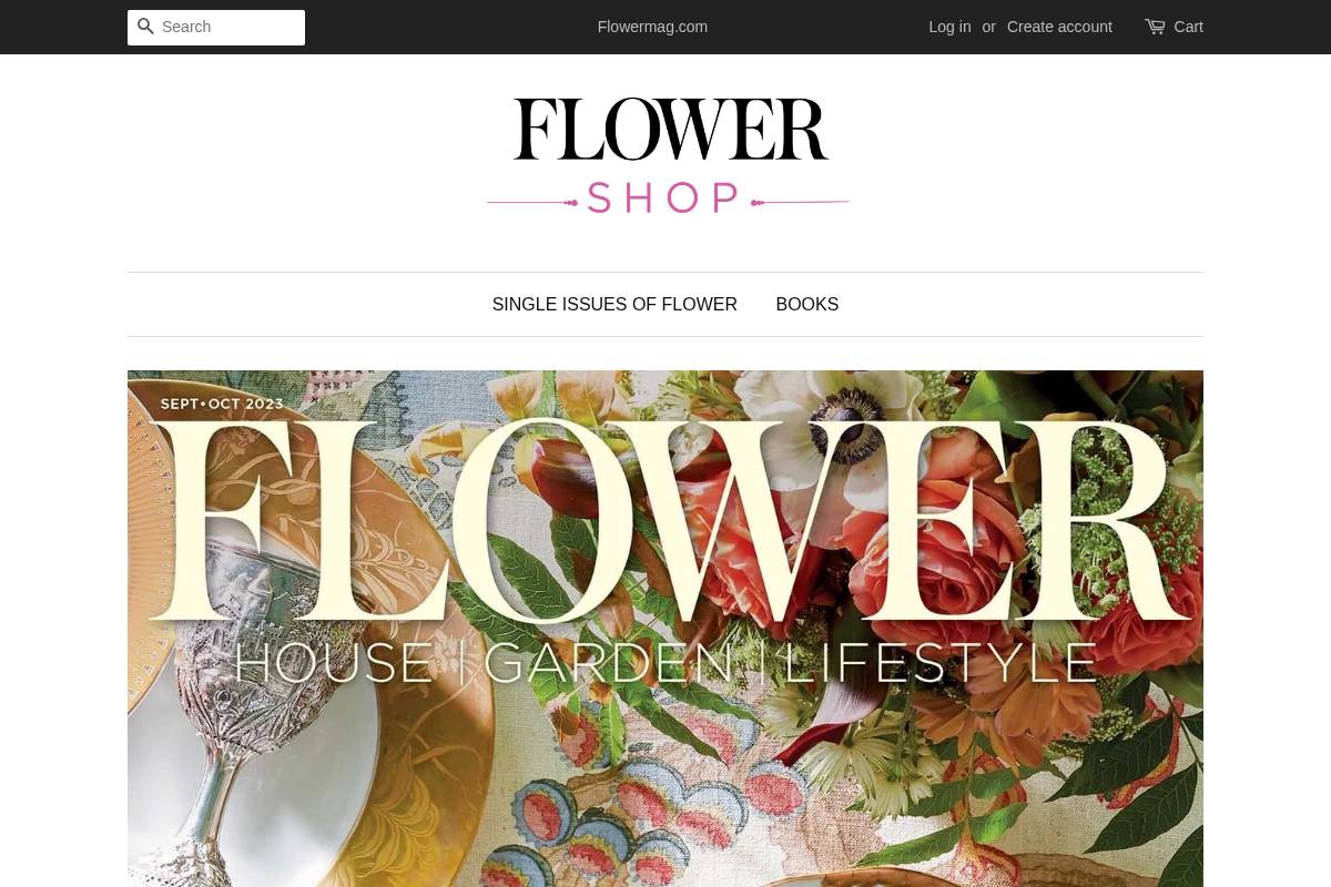 flowermagshop.com homepage screenshot