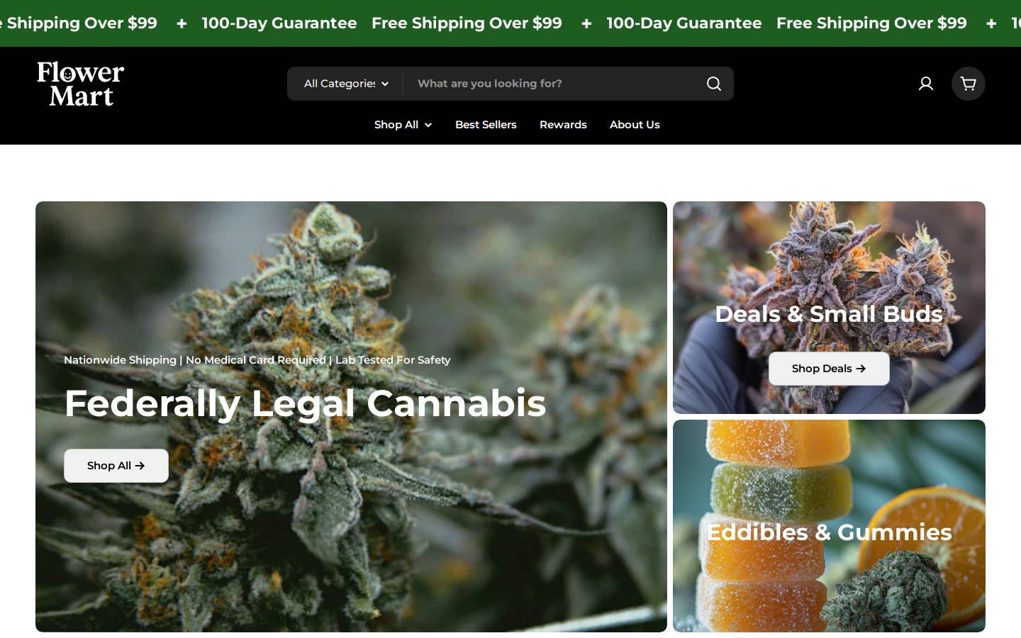 flowermart.com homepage screenshot