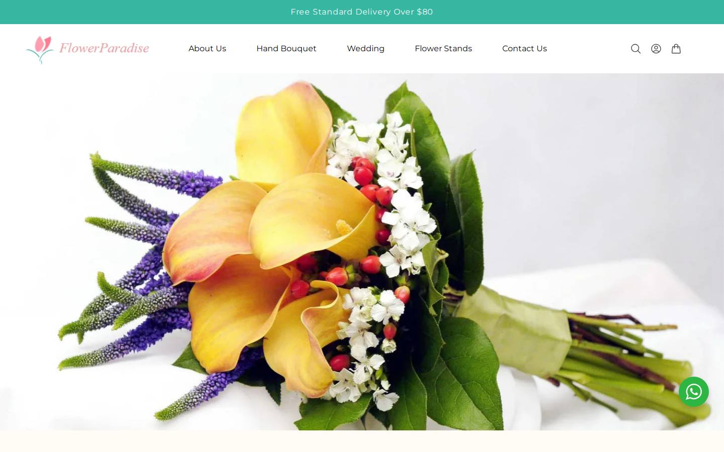 flowerparadise.com.sg homepage screenshot
