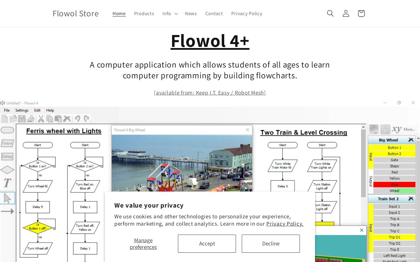 flowol.com homepage screenshot