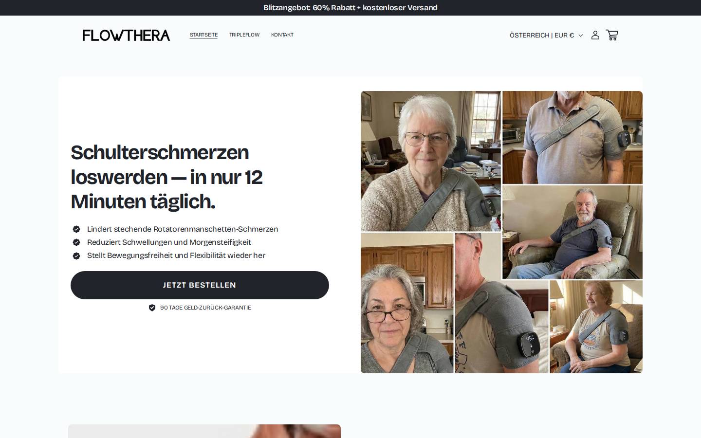 flowthera.de homepage screenshot