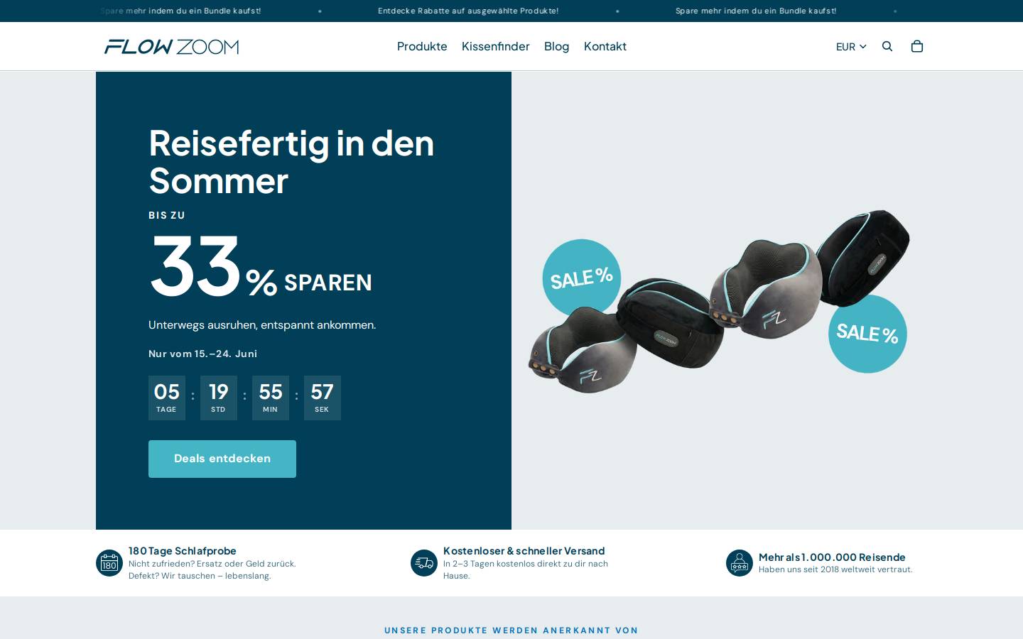 FLOWZOOM GmbH homepage screenshot