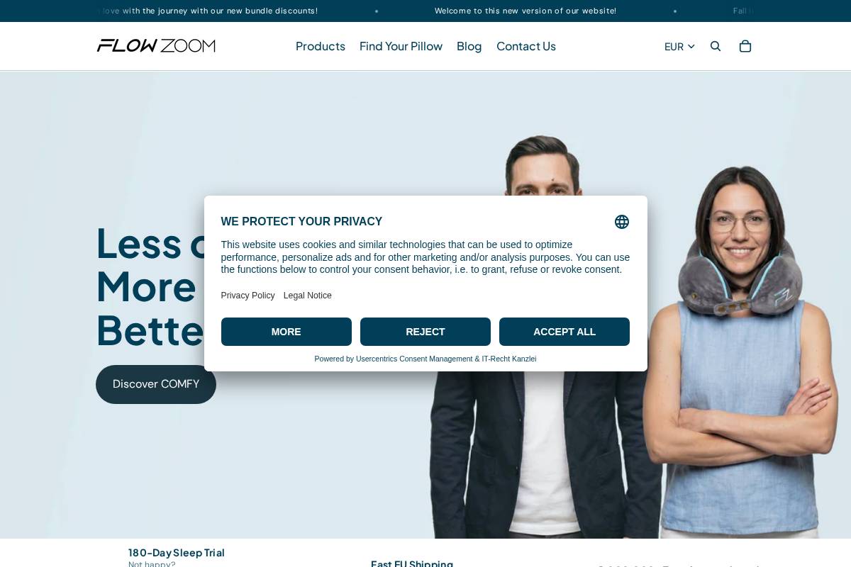 FLOWZOOM GmbH homepage screenshot