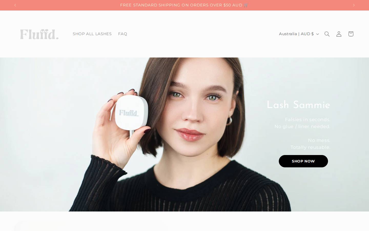 fluffdlash.com homepage screenshot