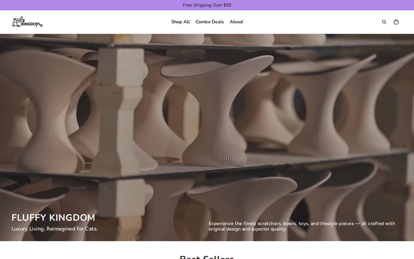 fluffy-kingdom.com homepage screenshot