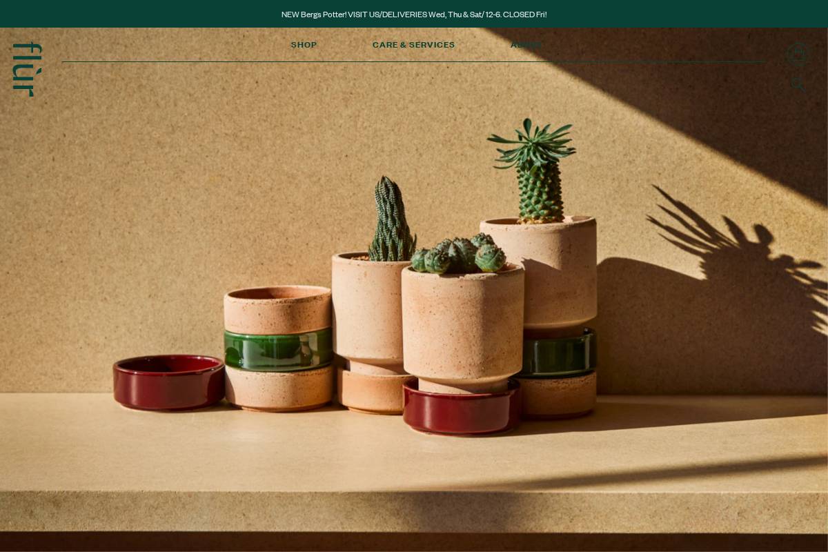 flur.ca homepage screenshot