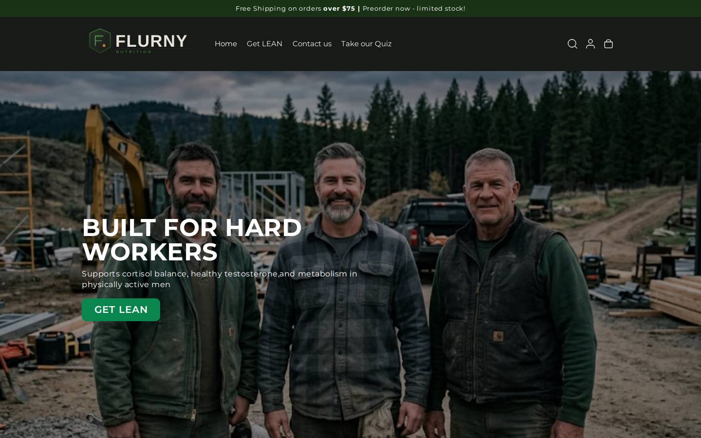 flurny.com homepage screenshot