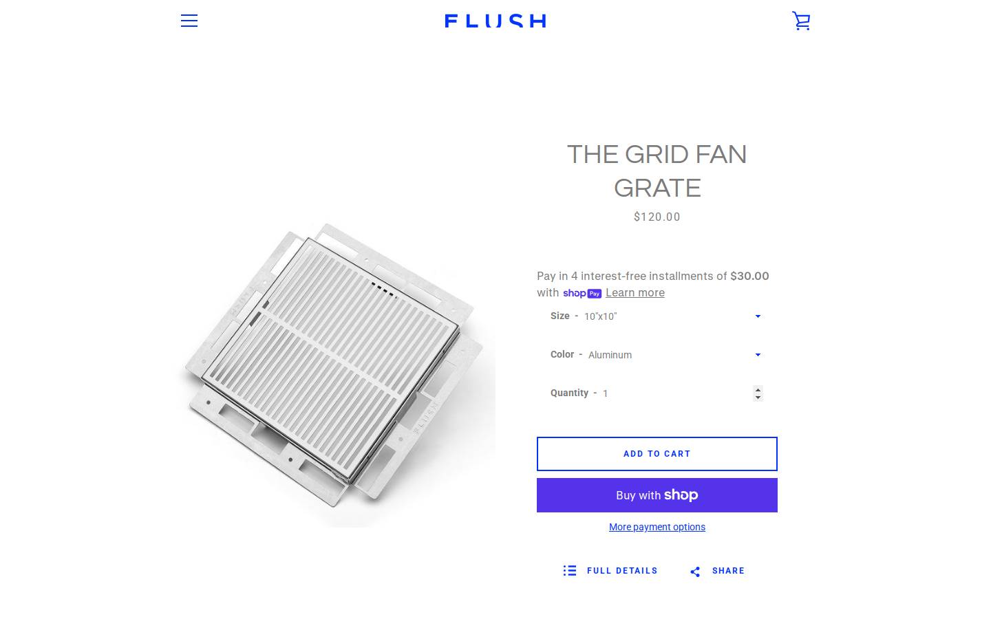 flushsystems.com homepage screenshot