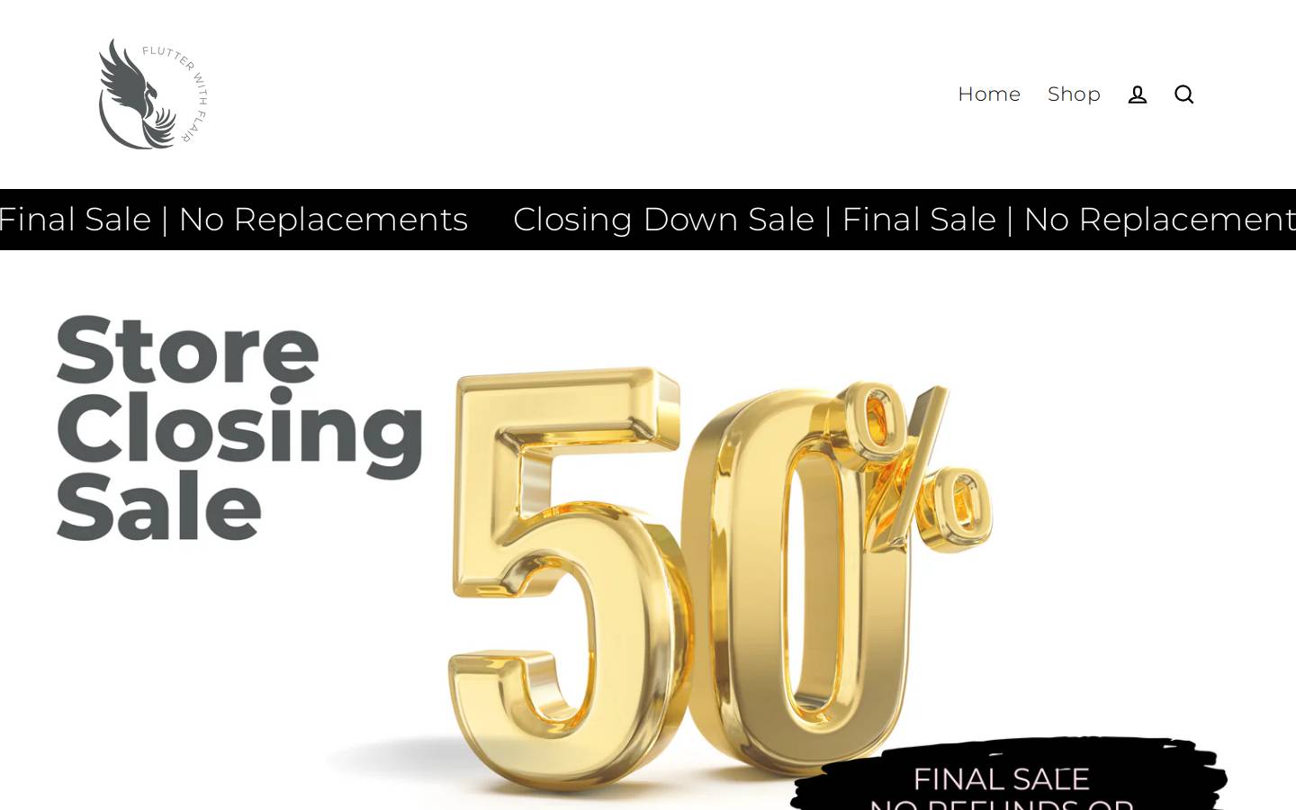 flutterwithflair.com homepage screenshot