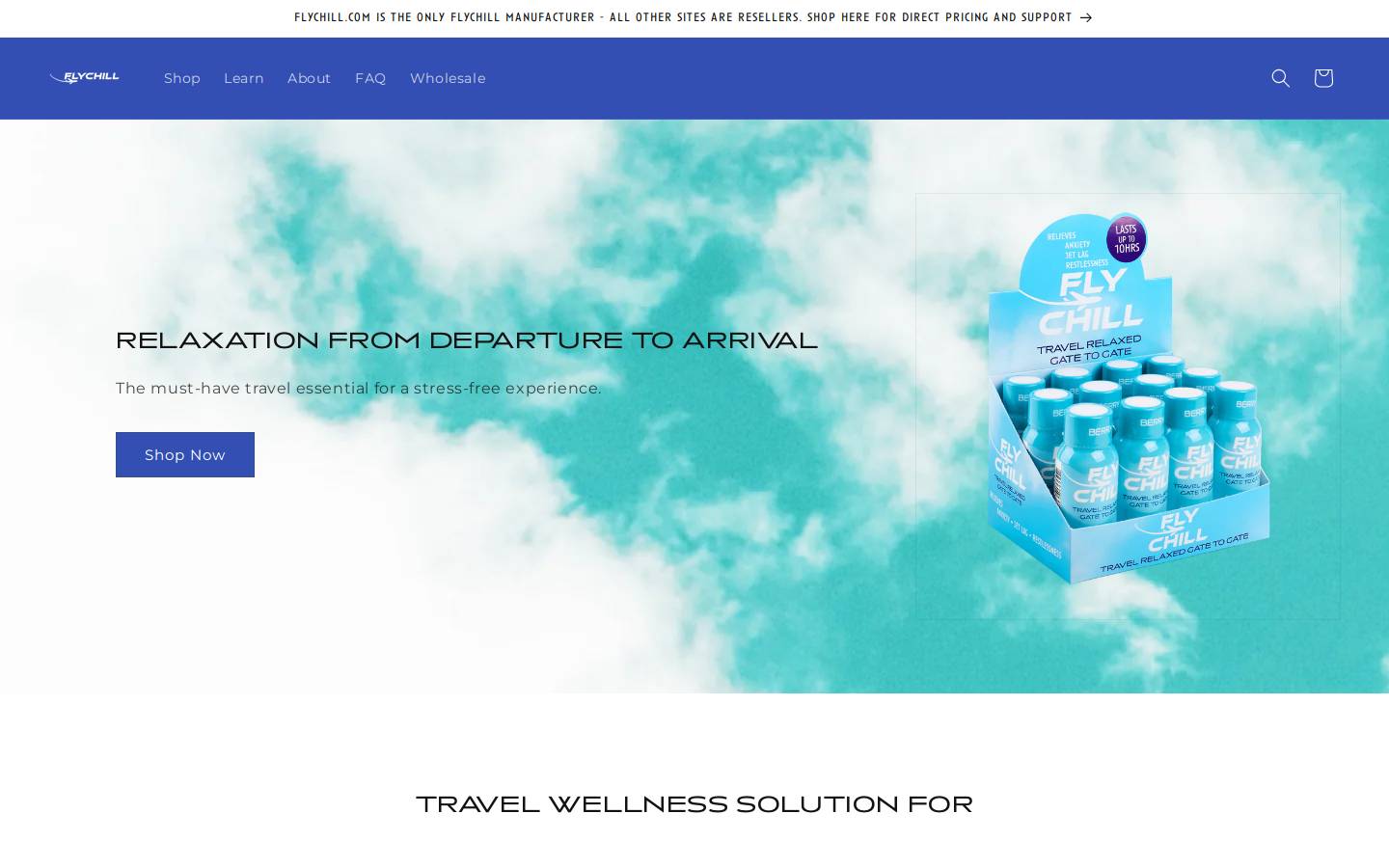 flychill.info homepage screenshot